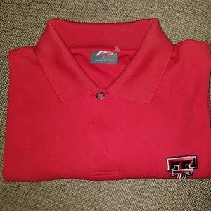 Texas Tech Polo Shirt Size Large by P2